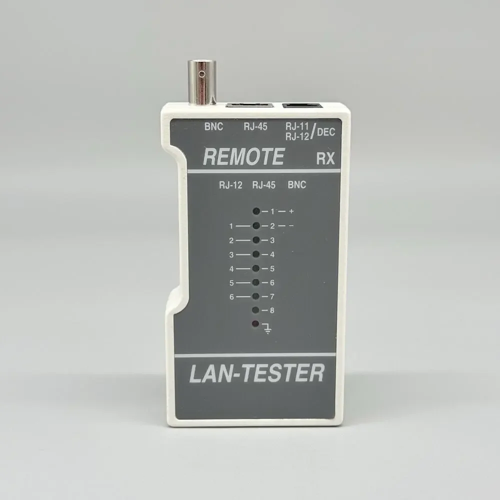 Lan-Tester LT-100 Network Tester For RJ45 BNC Cable Coax Master & Remote Tested
